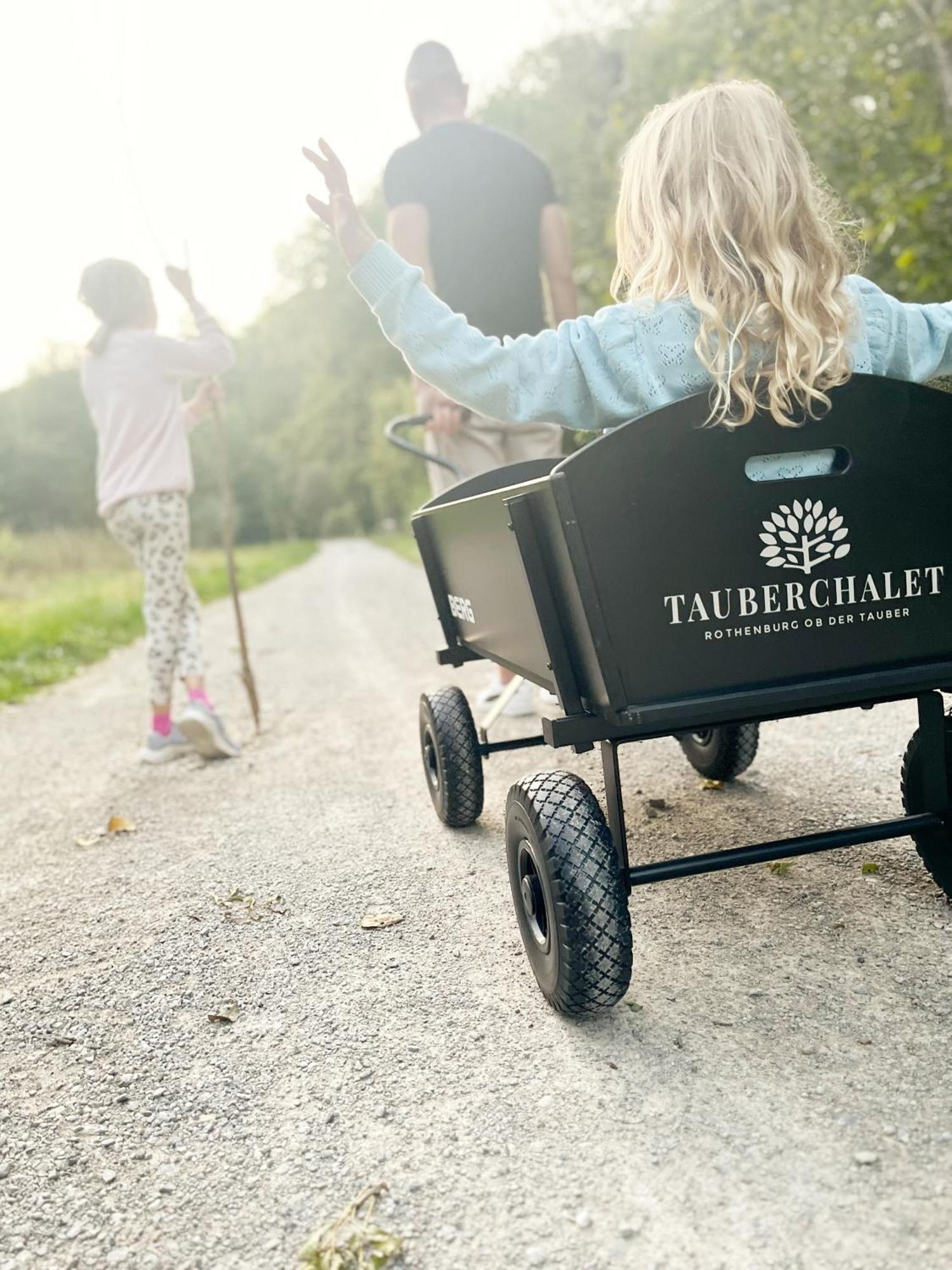 Tauberchalet I Boutique-Ferienhaus Mit Sauna, Whirlpool & Natur I 10Min Walk To Historic Old Town روتنبورغ أوب در تاوبر المظهر الخارجي الصورة